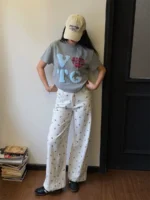 Брюки "19 Studio 6233 Bows Pattern Pants" — изображение 7