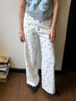 Брюки "19 Studio 6233 Bows Pattern Pants" — изображение 3