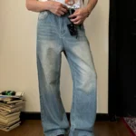 Джинсы "19 Studio 172 Loose Wide Leg Jeans"