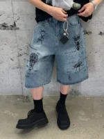 Шорты "19 Studio 3610 Insects Denim Shorts" — изображение 5