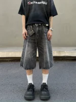 Шорты "BLACKLIST G166 Pattern Denim Shorts" — изображение 3