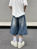 Шорты "BLACKLIST G166 Pattern Denim Shorts" — изображение 6