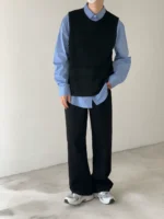 Жилет "DAZO Studio M2408 Slim Knitted Vest" — изображение 15