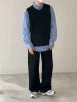 Жилет "DAZO Studio M2408 Slim Knitted Vest" — изображение 6