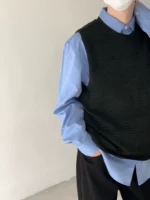 Жилет "DAZO Studio M2408 Slim Knitted Vest" — изображение 13