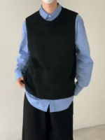 Жилет "DAZO Studio M2408 Slim Knitted Vest" — изображение 2