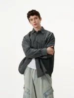 Рубашка "MADWITCH B1608 Enzyme Wash Shirt" — изображение 3