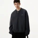 Свитшот "MADWITCH C1608 Neat Embroidery Sweatshirt"