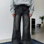 Джинсы "19 Studio Cracks Pattern Jeans"