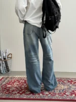 Джинсы "19 Studio Wrinkled Elements Jeans" — изображение 9