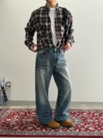 Джинсы "19 Studio Wrinkled Elements Jeans" — изображение 5
