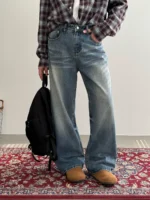 Джинсы "19 Studio Wrinkled Elements Jeans" — изображение 3