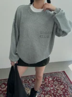 Свитер "19 Studio Memories Inscription Sweater" — изображение 14