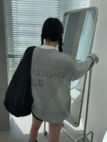 Свитер "19 Studio Memories Inscription Sweater" — изображение 15