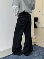 Джинсы "19 Studio Contrast Stitch Jeans" — изображение 7