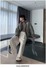 Бомбер "Hualun Detachable Hood Bomber" — изображение 10