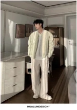 Брюки "Hualun Fold Wide Pants" — изображение 15