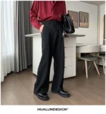 Брюки "Hualun Fold Wide Pants" — изображение 19