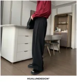 Брюки "Hualun Fold Wide Pants" — изображение 20