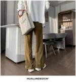 Брюки "Hualun Fold Wide Pants" — изображение 6