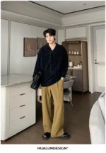 Брюки "Hualun Fold Wide Pants" — изображение 9