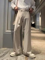 Брюки "Hualun Fold Wide Pants" — изображение 2