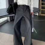 Брюки "Hualun Side Stitching Wide Pants"