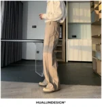 Брюки "Hualun Side Stitching Wide Pants" — изображение 31