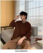 Кардиган "Hualun Different Button Cardigan" — изображение 14