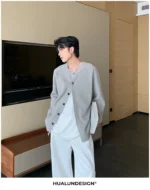Кардиган "Hualun Different Button Cardigan" — изображение 6