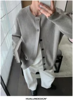 Кардиган "Hualun Different Button Cardigan" — изображение 8