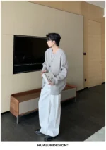 Кардиган "Hualun Different Button Cardigan" — изображение 11