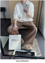 Кардиган "Hualun V-Neck Soft Cardigan" — изображение 13