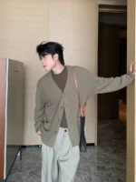 Кардиган "Hualun V-Neck Soft Cardigan" — изображение 17