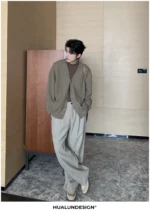 Кардиган "Hualun V-Neck Soft Cardigan" — изображение 24