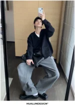 Кардиган "Hualun V-Neck Soft Cardigan" — изображение 7