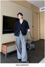 Кардиган "Hualun V-Neck Soft Cardigan" — изображение 8
