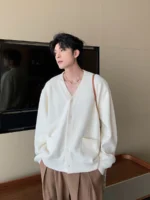 Кардиган "Hualun V-Neck Soft Cardigan" — изображение 2