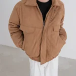 Куртка "DAZO Studio Old Money Style Suede Jacket"