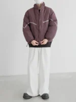 Пуховик "DAZO Studio Contrast Line Cotton Down Jacket" — изображение 19