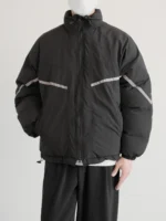Пуховик "DAZO Studio Contrast Line Cotton Down Jacket"