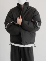 Пуховик "DAZO Studio Contrast Line Cotton Down Jacket" — изображение 5