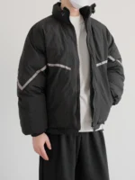 Пуховик "DAZO Studio Contrast Line Cotton Down Jacket" — изображение 7