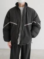 Пуховик "DAZO Studio Contrast Line Cotton Down Jacket" — изображение 8