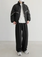 Пуховик "DAZO Studio Contrast Line Cotton Down Jacket" — изображение 10