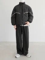 Пуховик "DAZO Studio Contrast Line Cotton Down Jacket" — изображение 11