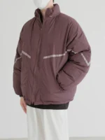Пуховик "DAZO Studio Contrast Line Cotton Down Jacket" — изображение 13