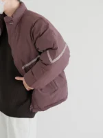 Пуховик "DAZO Studio Contrast Line Cotton Down Jacket" — изображение 15