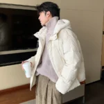 Пуховик "Hualun Neutral Color Duck Down Jacket"