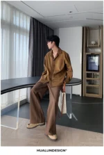Рубашка "Hualun Different Color Detail Shirt" — изображение 22